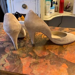 Suede Nine West Heels